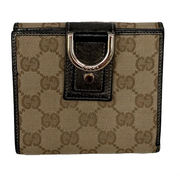 Gucci Canvas Canvas Compact Metallic Wallet - Picture 10 of 11